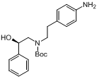 tert-butyl (R)-N-[2-(4-aminophenyl)ethyl]-N-(2-hydroxy-2-phenylethyl)carbamate